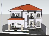 Biệt thự 2 tầng,dựng model su biệt thự 2 tầng,biệt thự 2 tầng sketchup,sketchup biệt thự 2 tầng,biệt thự 2 tầng file su