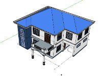 Biệt thự 2 tầng 14x14m dựng file su