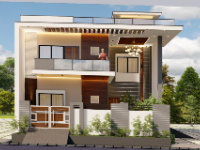 Biệt thự 2 tầng 16x17m file su