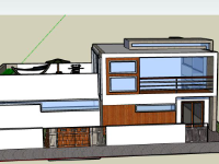 Biệt thự 2 tầng,model su biệt thự 2 tầng,file su biệt thự 2 tầng,sketchup biệt thự 2 tầng