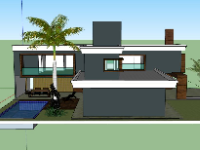 Biệt thự 2 tầng,model su biệt thự 2 tầng,file sketchup biệt thự 2 tầng,biệt thự 2 tầng model su