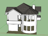 Biệt thự 2 tầng,model su biệt thự 2 tầng,biệt thự 2 tầng sketchup,file sketchup biệt thự 2 tầng