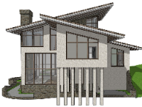 file su biệt thự,sketchup biệt thự,model su biệt thự