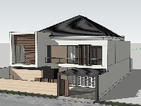 model su biệt thự 2 tầng,file sketchup biệt thự 2 tầng,biệt thự 2 tầng,biệt thự 2 tầng model su,file su biệt thự 2 tầng