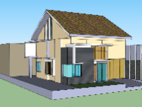 sketchup biệt thự,model su biệt thự,su biệt thự