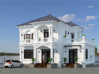 Biệt thự 2 tầng tân cổ điển 13x13m