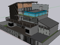 biệt thự su,model su biệt thự,file sketchup biệt thự