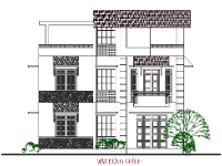 Bản vẽ Cad Biệt thự 3 tầng,biệt thự hiện đại,mẫu biệt thự,biệt thự gia đình