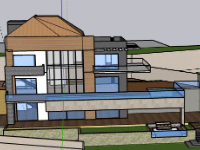 Biệt thự 3 tầng,model su biệt thự 3 tầng,biệt thự 3 tầng sketchup,file su biệt thự 3 tầng,biệt thự 3 tầng model su