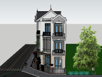 Biệt thự 3 tầng 6.7x17m model su đẹp