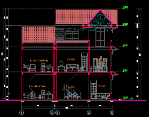 Biệt thự 3 tầng đẹp hiện đại kích thước 8,4m x 12,8m