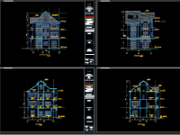 Biệt thự,Biệt thự 4 tầng 16x17m,Biệt thự 4 tầng,biệt thự 16x17m