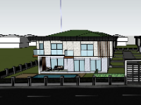 file su biệt thự,sketchup biệt thự,model su biệt thự