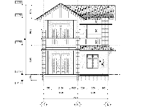 Biệt thự 2 tầng 8.5x13.2m,file cad bản vẽ biệt thự 2 tầng,Biệt thự 2 tầng hiện đại file autocad