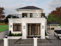 Biệt thự mái thái 2 tầng
