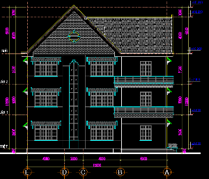 Biệt thự phố 3 tầng đẹp hiện đại