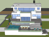 Biệt thự villa 2 tầng,model su biệt thự 2 tầng,file sketchup biệt thự 2 tầng,biệt thự 2 tầng file su,sketchup biệt thự 2 tầng