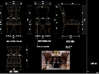 Bộ bản vẽ CAD bổ nội thất chi tiết các loại ghế