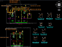 Bộ bản vẽ CAD hoàn công thanh toán cáp điện tổng chung cư cao tầng