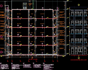 Bản vẽ chi tiết,bản vẽ 5 tầng,ký túc xá,ký túc xá 5 tầng