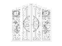 Cổng trống đồng cá chép,cnc cổng 4 cánh,cổng 4 cánh cắt cnc