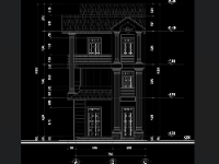 Bộ hồ sơ bản vẽ CAD xin phép xây dựng mẫu nhà phố 3 tầng 7,5x19m