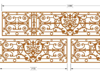 Bộ mẫu lan can cnc mới nhất 3 kích thước