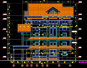 Bộ sưu tập bản vẽ_Bản vẽ biệt thự đẹp 15x18m