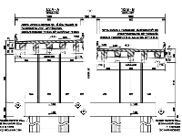 Bố trí chung cầu dầm Super T nhịp 30 và 40m