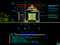 nhà cấp 4,cad nhà 2 cấp,Mẫu nhà cấp 4,Mẫu nhà cấp 4 kích thước 8.5×16.2m,Nhà 1 tầng