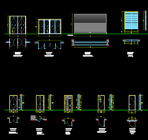 Các mẫu cửa ra vào đẹp - thư viện hình vẽ cad