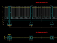 thiết kế hàng rào,Hàng rào sân bay,các loại hàng rào,bản vẽ hàng rào,hàng rào