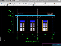 CAD Bản vẽ Nhà 1 tầng kích thước 9.74x15.06m ( Full KT,KC)