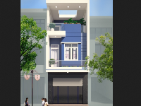 CAD Bản vẽ nhà phố 2.5 tầng 4.5x18.2m ( Full kiến trúc + kết cấu)