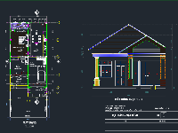 Nhà cấp 4,nhà cấp 4 đẹp,Kiến trúc,nhà cấp 4 gác lửng,Nhà cấp 4 kích thước 8x15.4m