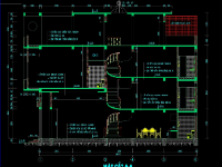 CAD Mẫu nhà phố 3 tầng 4.5x14.52m (kiến trúc, kết cấu, Điện nước)