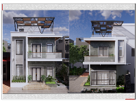 Cải tạo nhà phố 2 tầng 7.6x16.2m