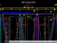 cầu chéo,cầu xiên,hồ sơ cầu  nhịp,cầu dầm I 25.7m,cầu qua kênh,bản vẽ mố trụ cầu