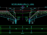 Cầu dầm T BTCT thường L=12m B=8m