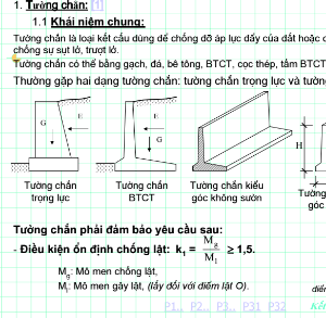 tường dào,tường chắn,bể chứa