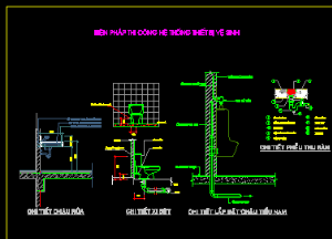 Chi tiết bản vẽ biện pháp thi công