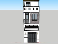 Chia sẻ miễn phí mẫu nhà phố 3 tầng 3.7x9.2m