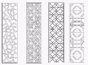 Chia sẻ thư viện Autocad vách ngăn nội thất ( dùng cắt CNC )