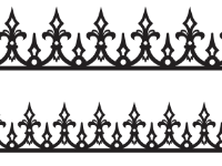 Chông cổng cắt cnc file 2d