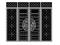 CNC cổng 4 cánh và ô thoáng