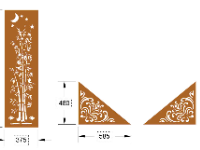 CNC file hoa văn cổng trúc