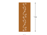 CNC file vách cổng đơn giản