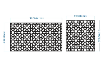 CNC file vách ngăn 2 kích thước dxf