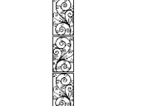 CNC hoa văn cửa sổ dxf