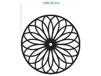 CNC hoa văn mái kính đẹp 2d